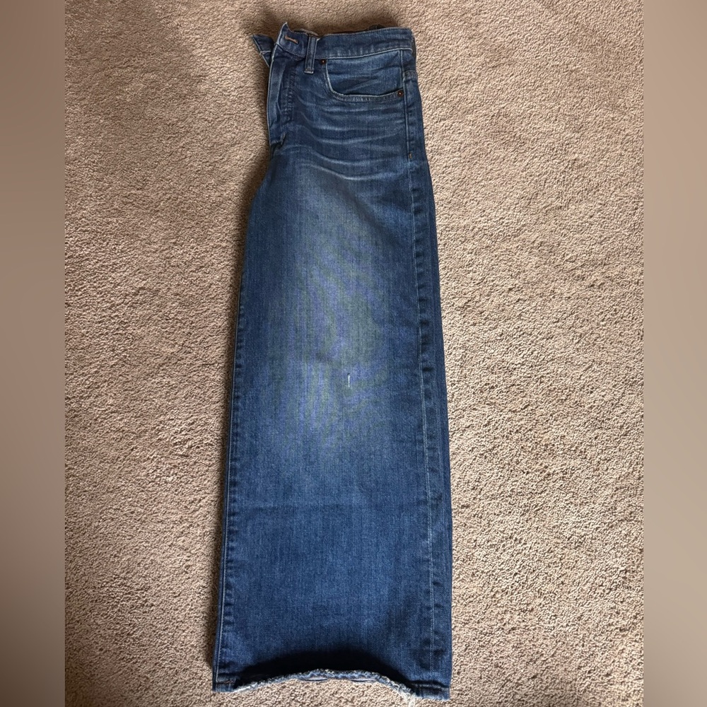 Madewell wide leg crop jeans